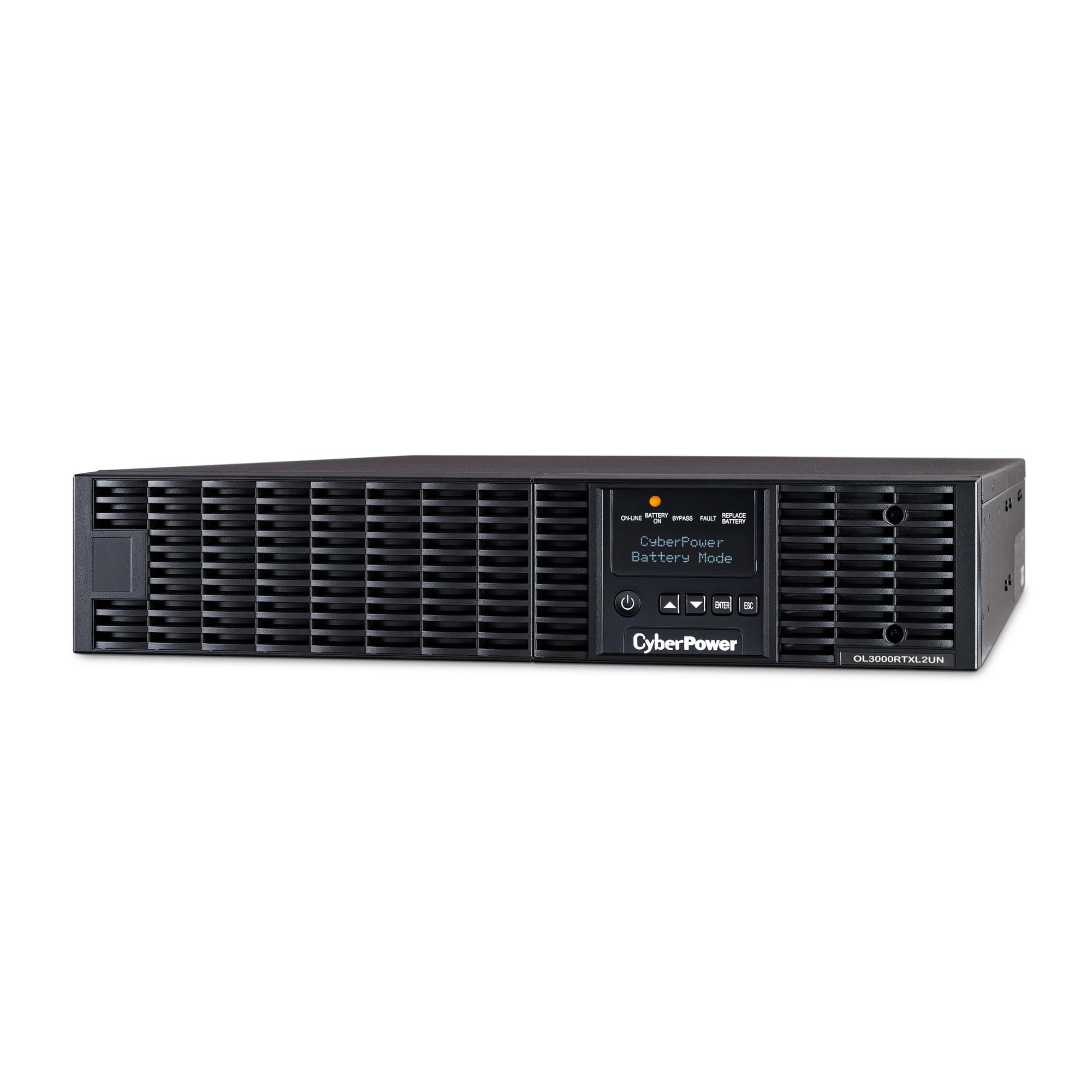 OL3000RTXL2UN Smart App Online UPS batería de reserva y protector contra sobretensiones, 3000VA/2700W, 7 tomas, 2U rack/torre, preinstalado RMCARD205, opción EBM, certificado UL 2