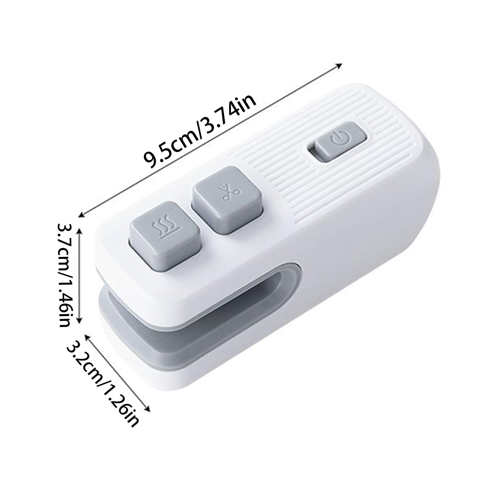 Scelleur de sac à goûter | Scellant compact – Fermeture hermétique réutilisable pour la maison – Support alimentaire pour le rangement de la cuisine