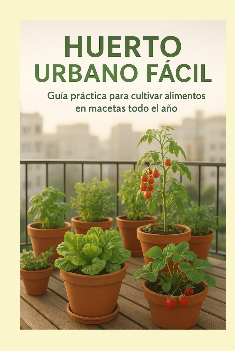 Independently Published Huerto Urbano Fácil : Guía Práctica Para Cultivar Alimentos En Macetas Todo El Año: Aprende A Sembrar, Cuidar Y Cosechar Tus Propias Hortalizas En Casa Con Técnicas Sostenibles Y Fáciles