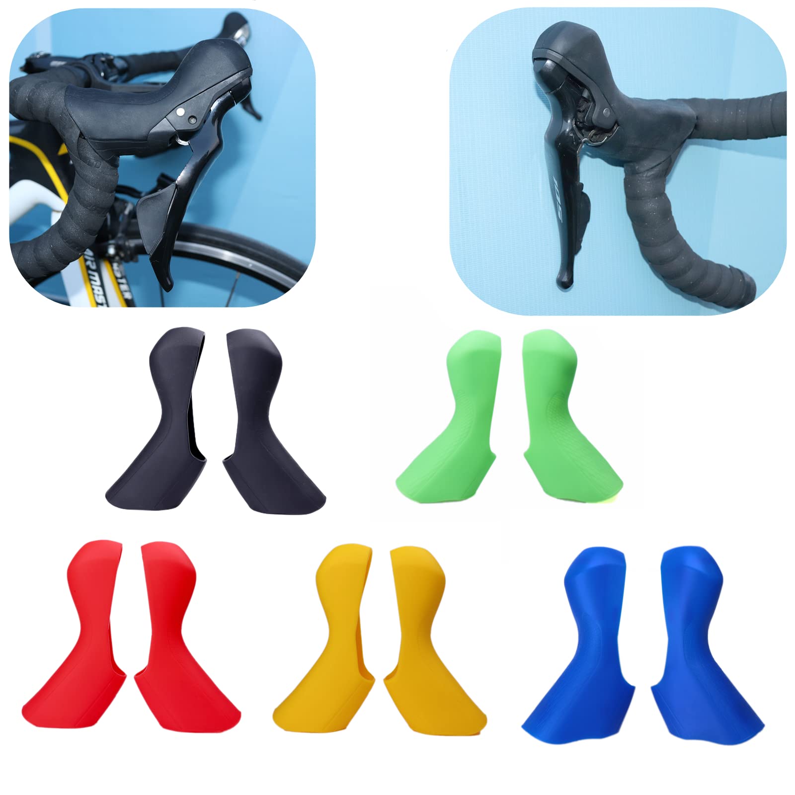 Amazon.com : NELboNs Bike Grips Lever Hoods, Black, Pair
