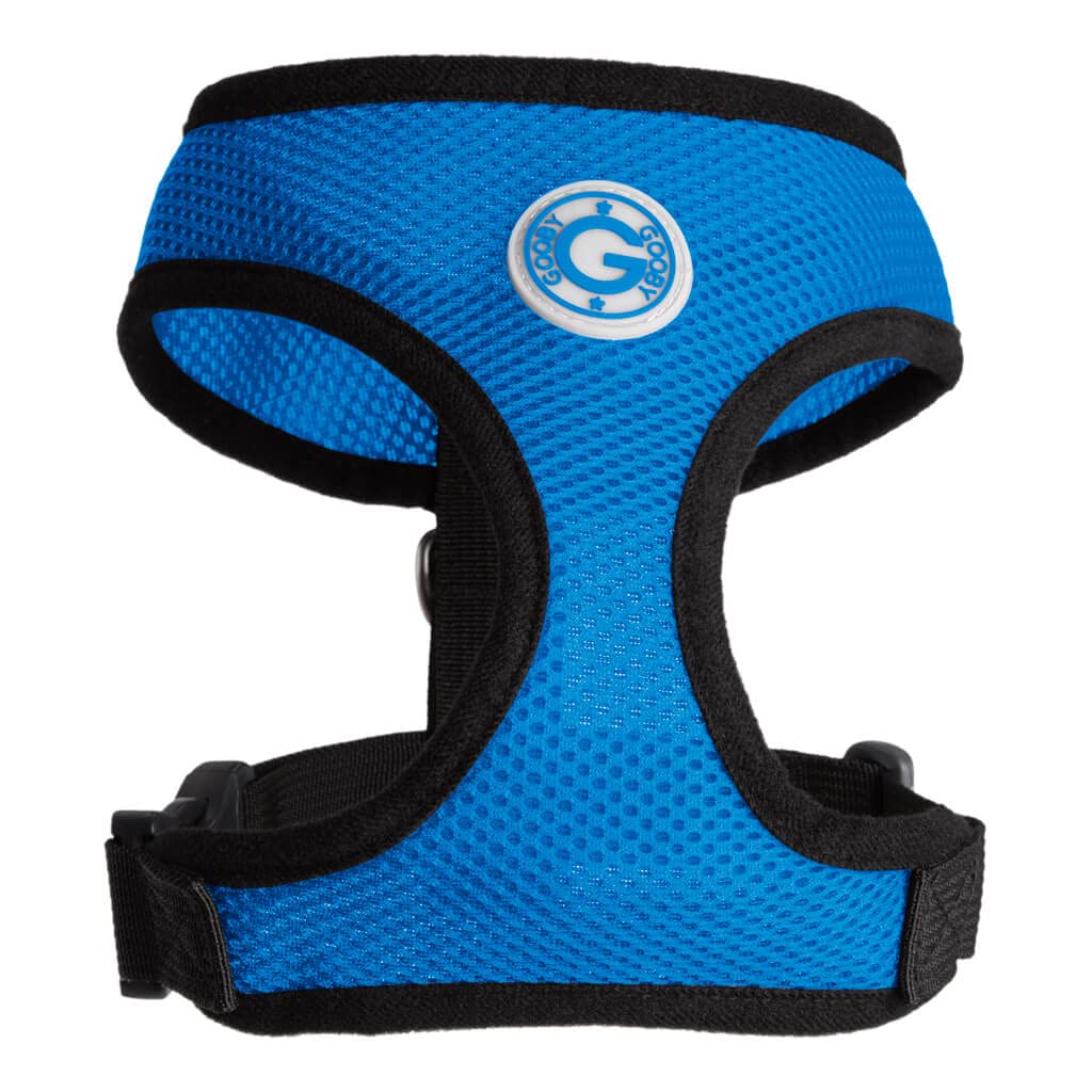 犬 ハーネス Lサイズ 小型犬 リード付 ペット ブルー メッシュ 散歩用 犬 ハーネス ラロック シンプルベストハーネス メッシュ 超小型