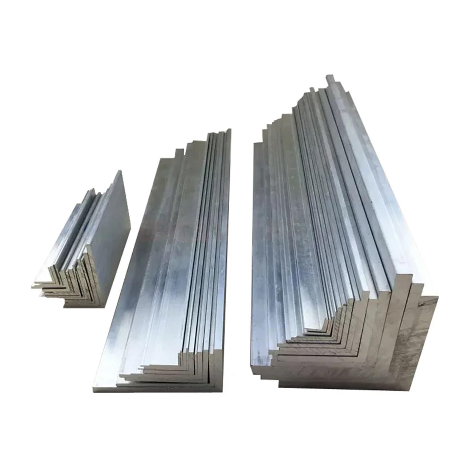 Perfil triangular de aluminio 6063 con ángulo recto, longitud de 500 mm, grosor de 2/3/4/5 mm, esquinas iguales en forma de L, borde de 90°(4x40x40mm)