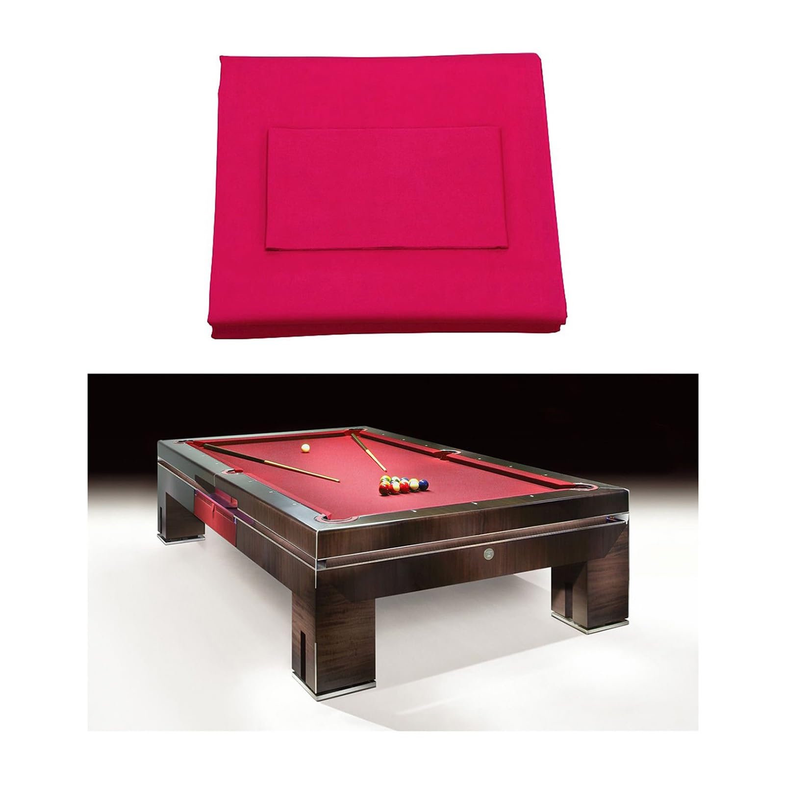Worsted Pool Table Filc Odporny Na Zużycie Bilardowy Stół Bilardowy Tkanina Z 6 Krawędziami Tkaniny Do Barów, Klubów, Hoteli, Domów