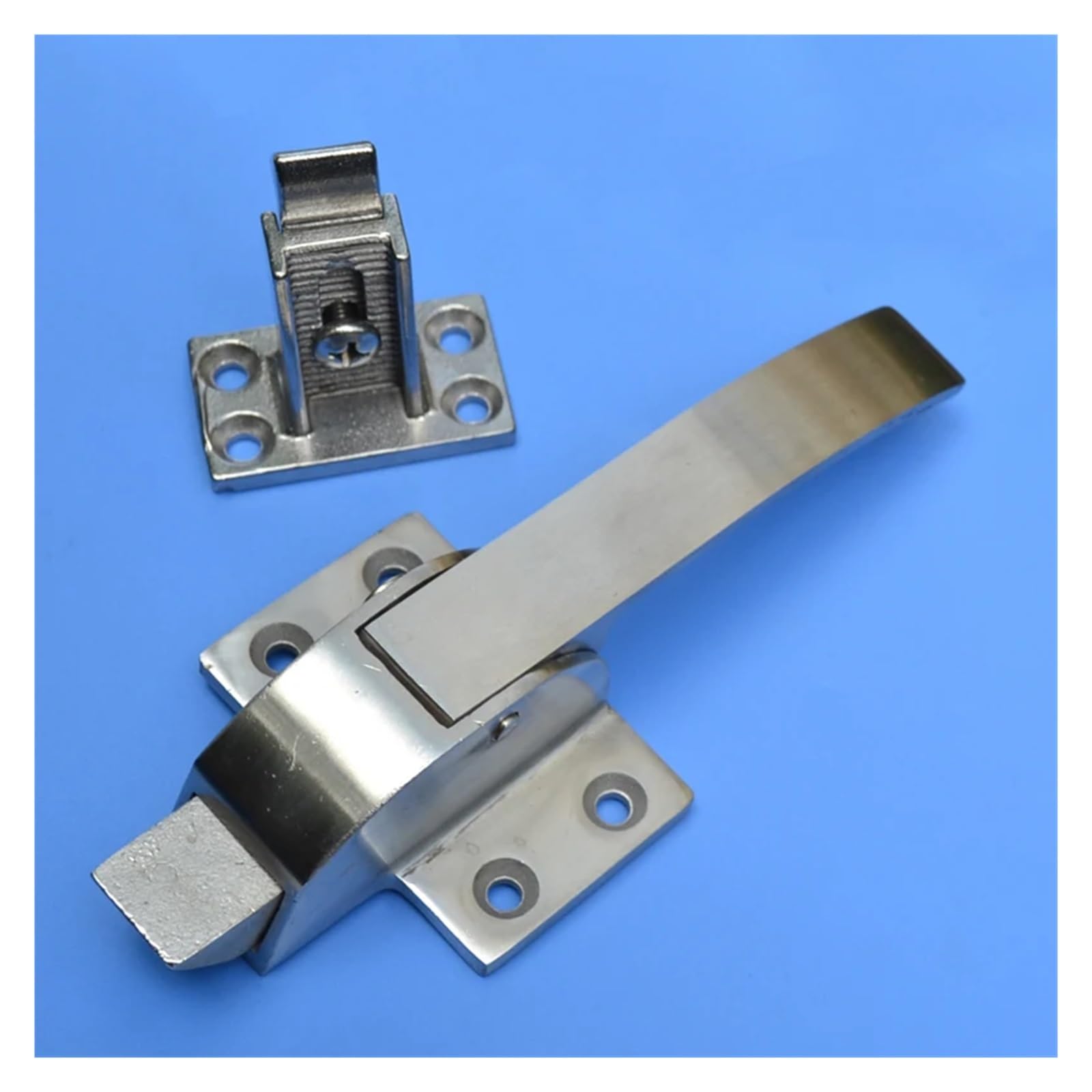 CJKXPZMH Handle Oven Cabinet Door Hinge Cold Storage Knob Lock Adjustable Latch Hardware Pull Cookware Part