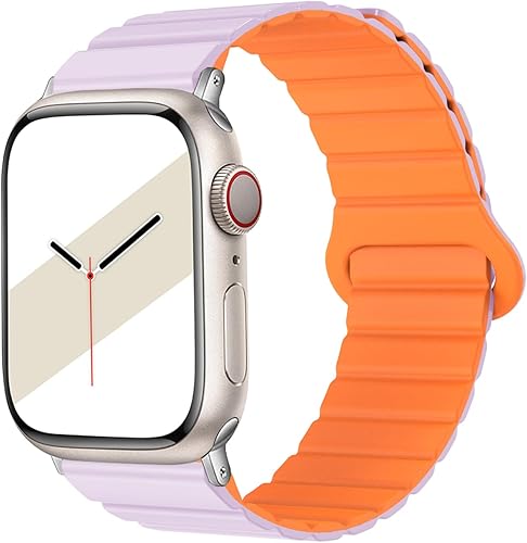 PERFUMEORANGO Correa de reloj de 0.866 in compatible con correas iWatch de 1.496-1.772 in compatible con iWatch Series 87654 Correa de reloj 0.866