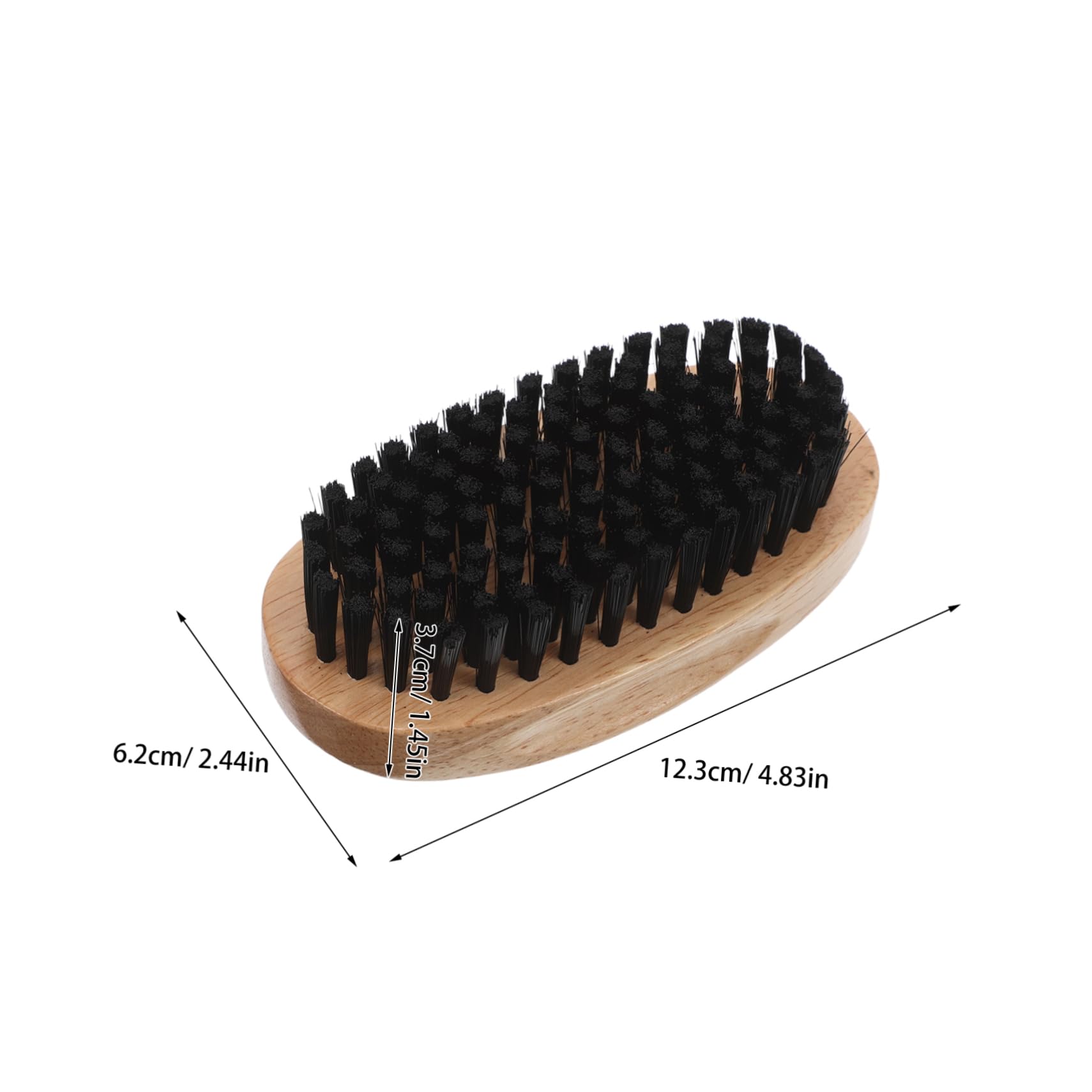 BESTYASH Beard Styler Men's Hairbrush Barber Supplies Smoothing Brush Natural Bristles Barber Tool Styling Kit