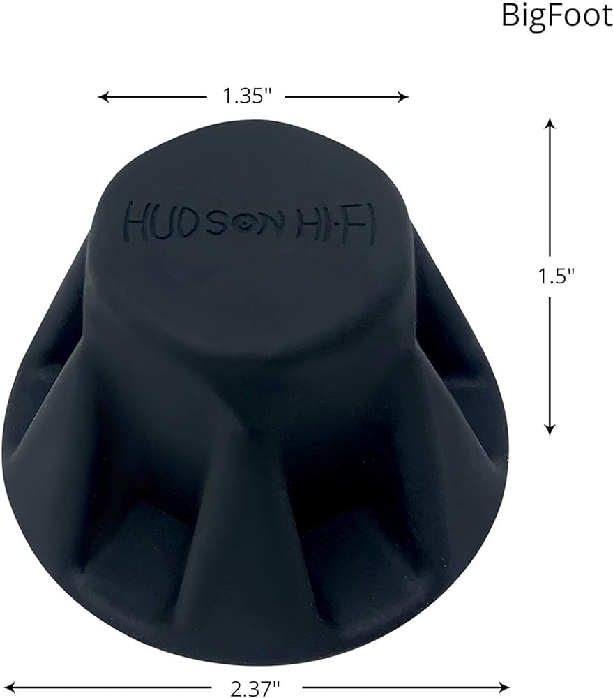 Hudson Hi-Fi BigFoot Isolation インシュレーター Amazon.com: Speaker Isolation Feet – 8-Pack 1.5