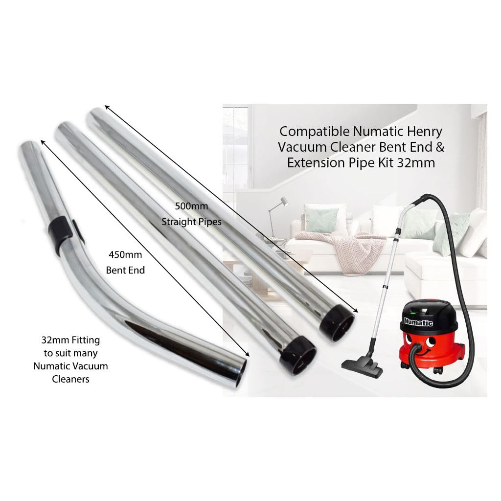 Ufixt Tubo Prolunga Aspirapolvere Numatic 9 Metri - 32 Mm, Per Henry, Hetty, James, Basil - 2