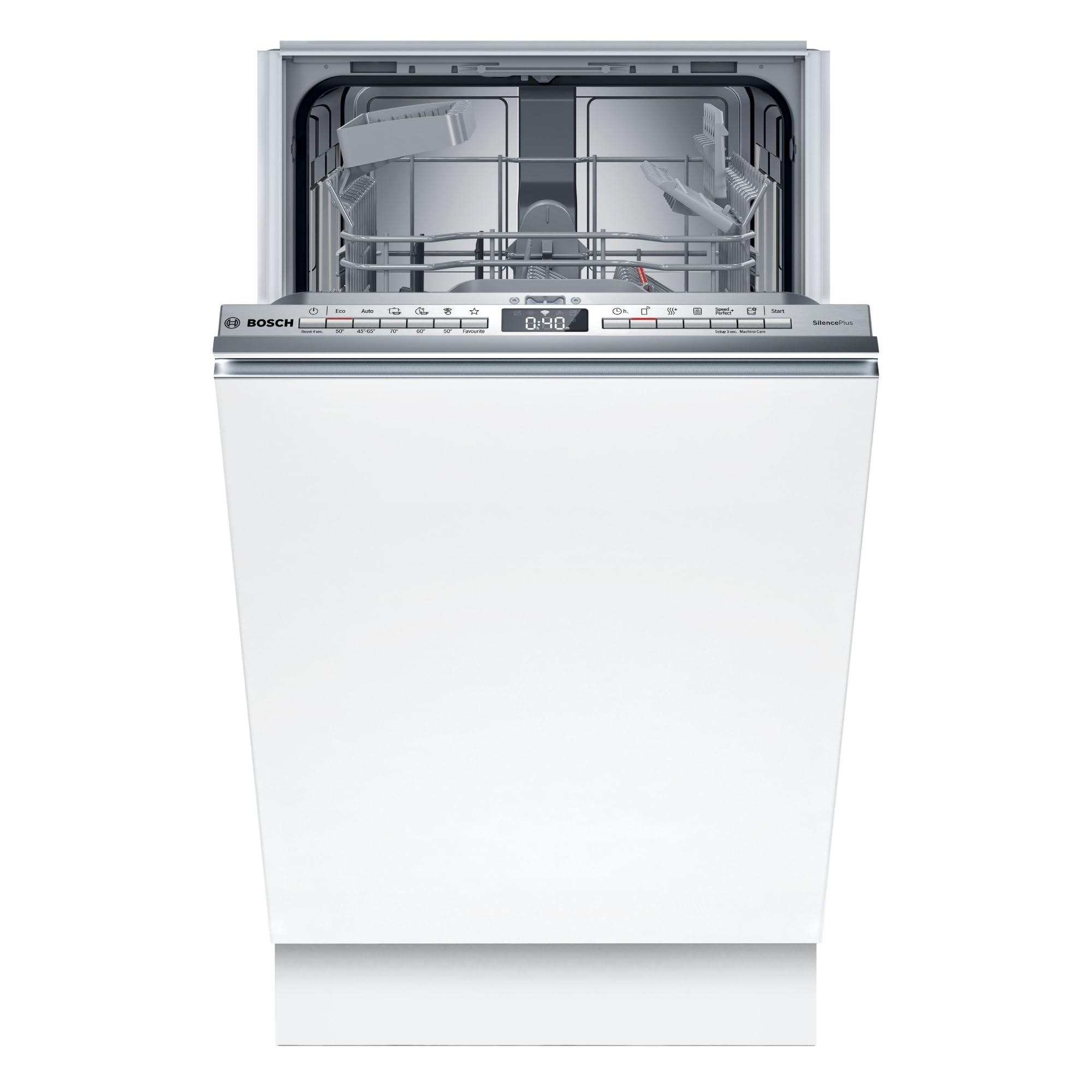 Bosch, Lavavajillas totalmente integrable, 45 cm, InfoLight, SPH4EKX17E