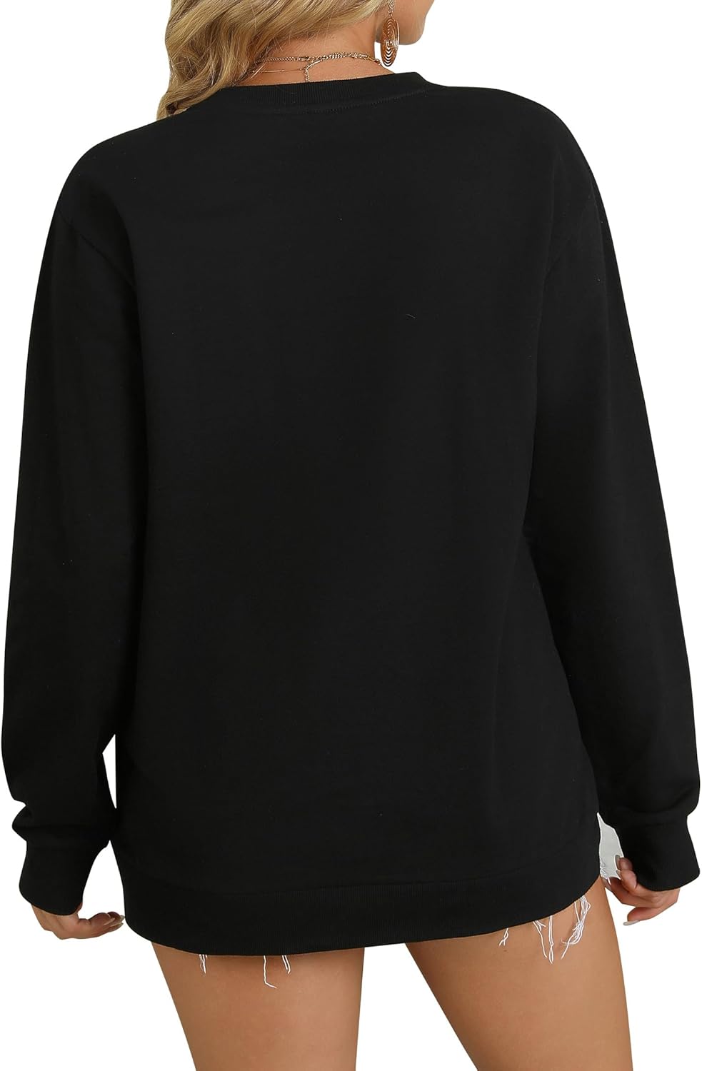 Womens Crewneck Western Cowgirl Graphic Sweatshirts Long Sleeve Casual Loose Fit Shirts Tops - Image 7