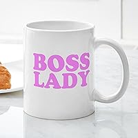 Vista 80 de CafePress Number 1 Boss Mugs 11 oz (325 ml) Ceramic Coffee Mug
