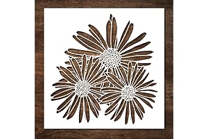 Daisy Stencil - 12x12 Inch Wall Art