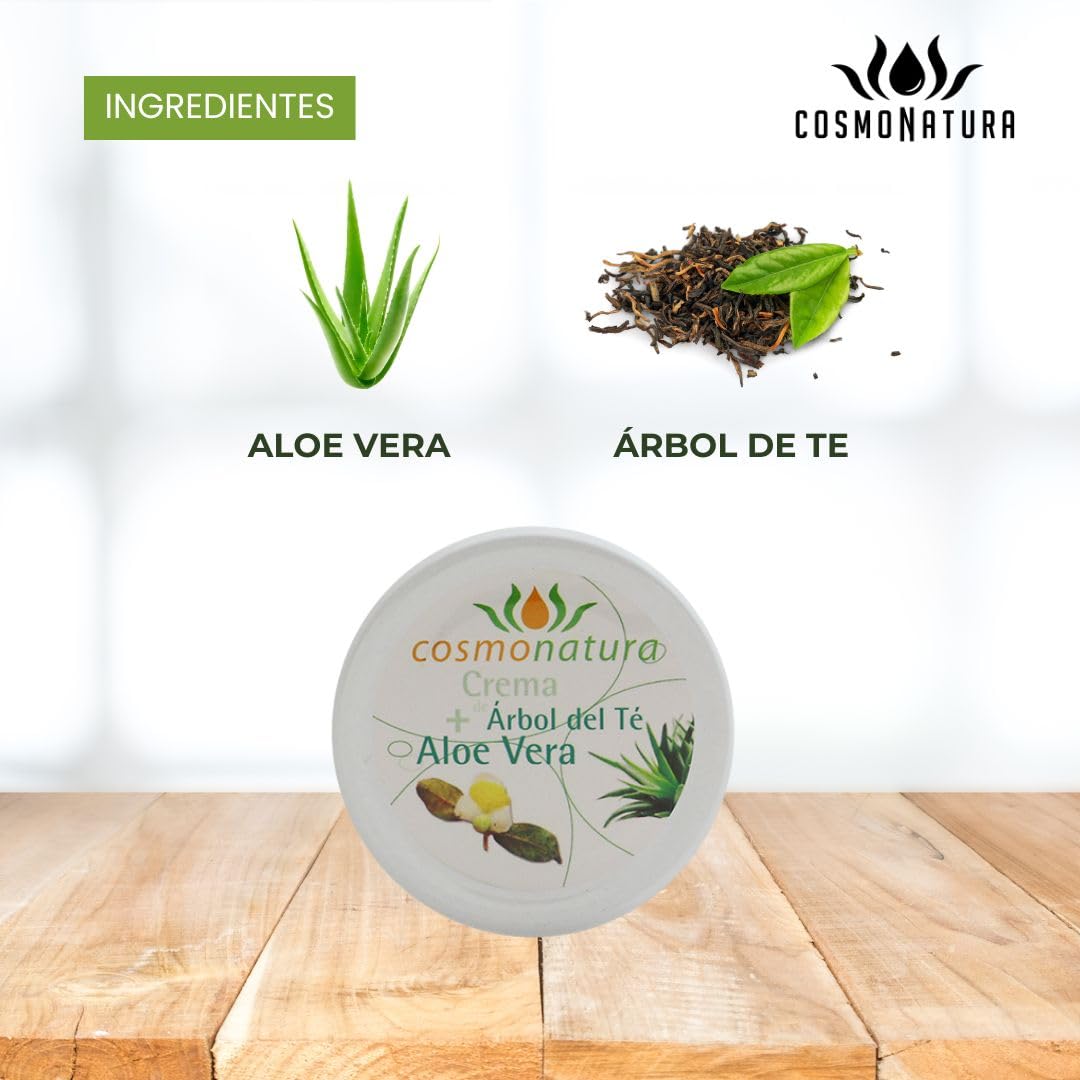 Cosmonatura Arbol De T y Aloe Vera Crema, 120 ml : Amazon.com.be: Beauty
