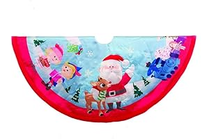 Kurt Adler 48-Inch Rudolph and Friends Treeskirt