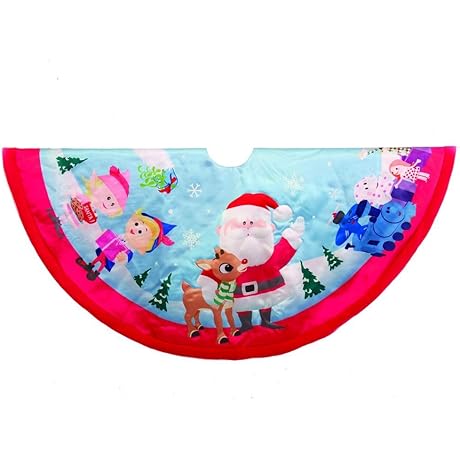 Kurt Adler 48-Inch Rudolph and Friends Treeskirt