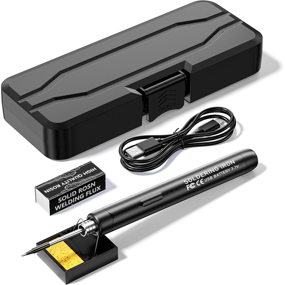 Cordless Electric Soldering Iron Pen, USB Rechargeable, Quick Heat-Up, Adjustable Temperature for Precision Work, Includes Stand, USB Cable & Storage Case, Ideal for DIY and Jewelry Task (B0DDKBWT9G) Amazon Price History, Amazon Price Tracker