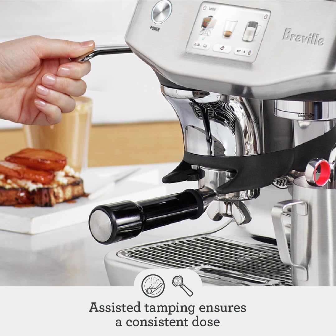 Assisted tamping on Breville Barista Touch Impress