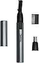 Wahl Micro Groomsman Battery Personal Trimmer for Hygienic Grooming with Rinseable, Interchangeable Heads for Eyebrows, Neckline, Nose, Ears, & Other Detailing - 05640-600