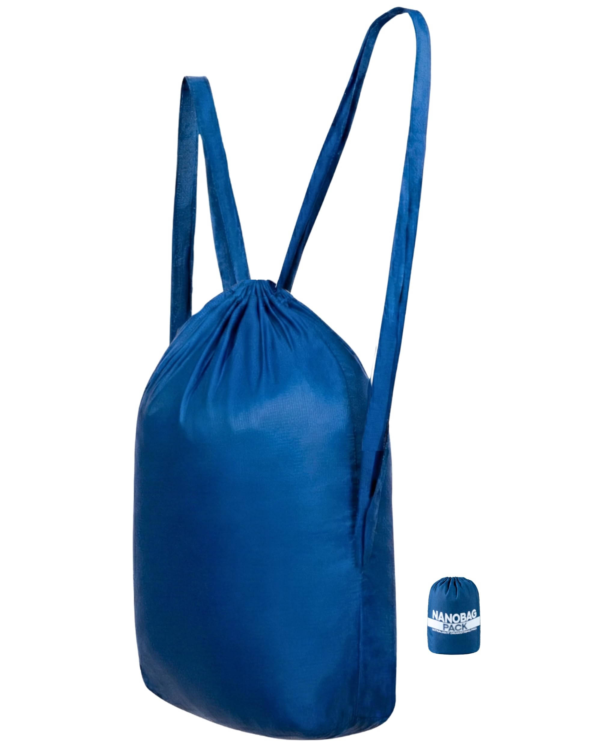 Nanobag Pack - Ultralight 14L Drawstring Backpack for Travel & Daily Use, Compact Mini Hiking Pack for Men & Women