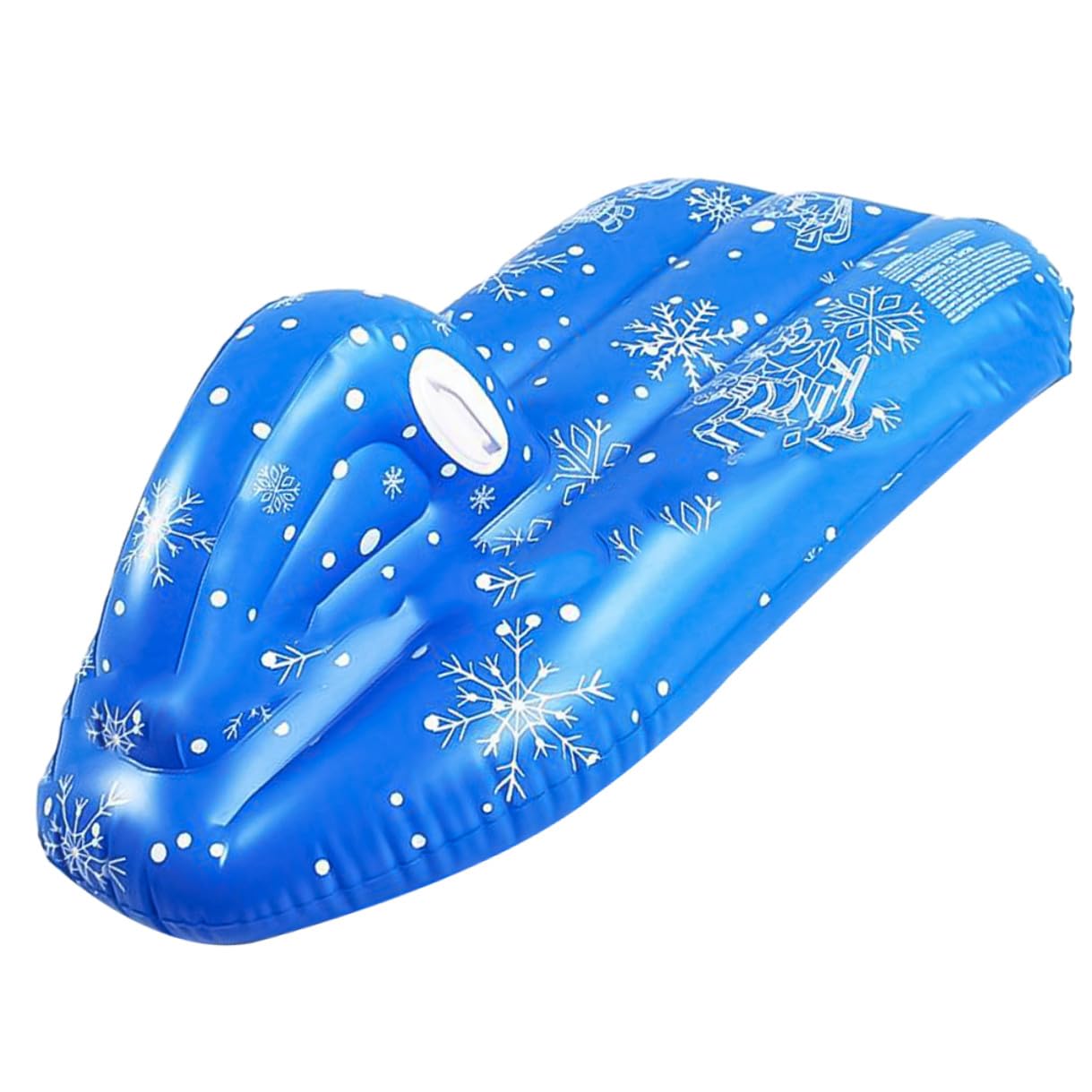 Alipis Radeau à Neige Gonflable Outil de Patinage sur Neige Bouée de Ski PVC Équipement de Ski Extérieur pour Garçon Fille