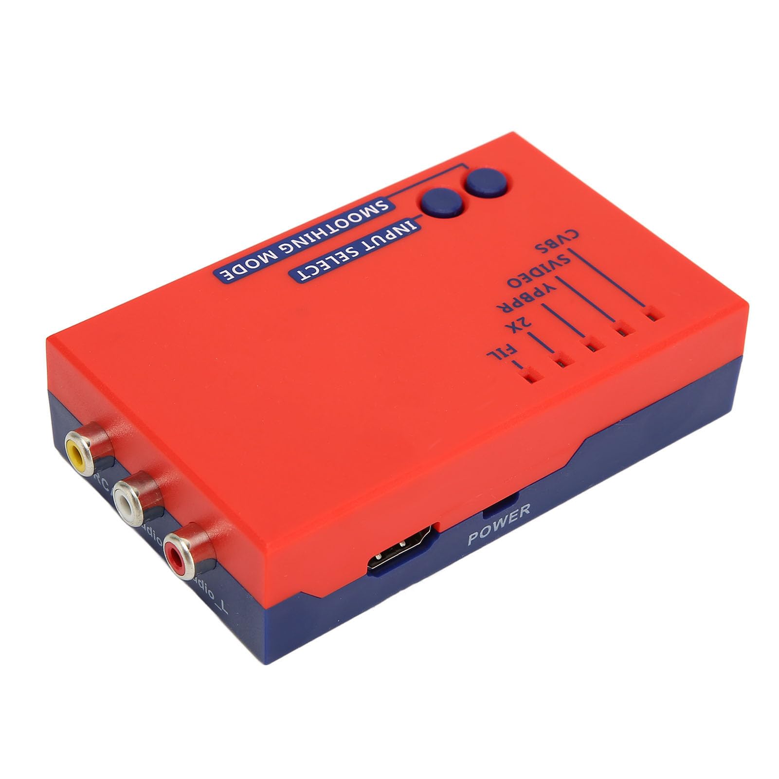 RetroScaler2x HD Multimedia-Schnittstellenkonverter für Retro-Konsolen – Line Multiplier 480p/576p Auflösung Konverter für NTSC & PAL Signale -Ausgang Kompatibel mit 2D und 3D Spielen (Rot) Endgül