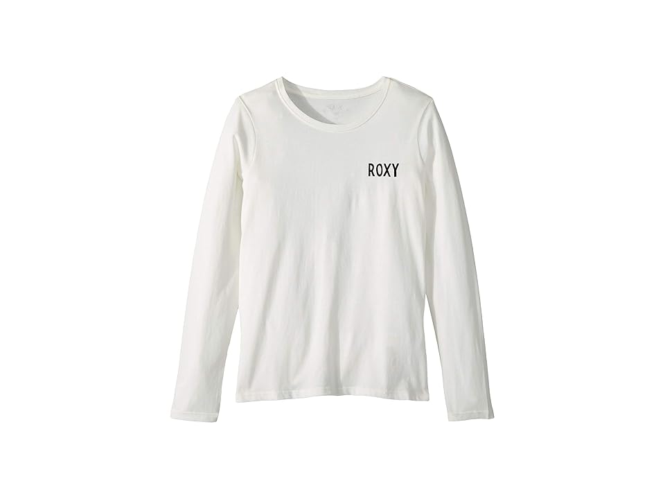 

Roxy Kids Gradual Awakening Long Sleeve Tee (Big Kids) (Marshmallow) Girl's T Shirt
