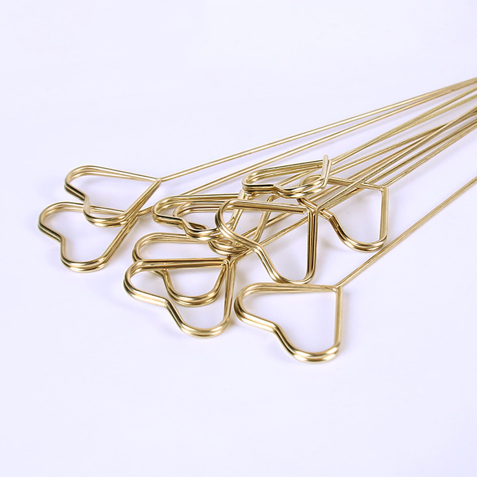 20 Pcs Metal Floral Place Card Holder Picks?Photo Folder, Note Folder, Suitable for Flower Arrangement, Party Decoration (A)