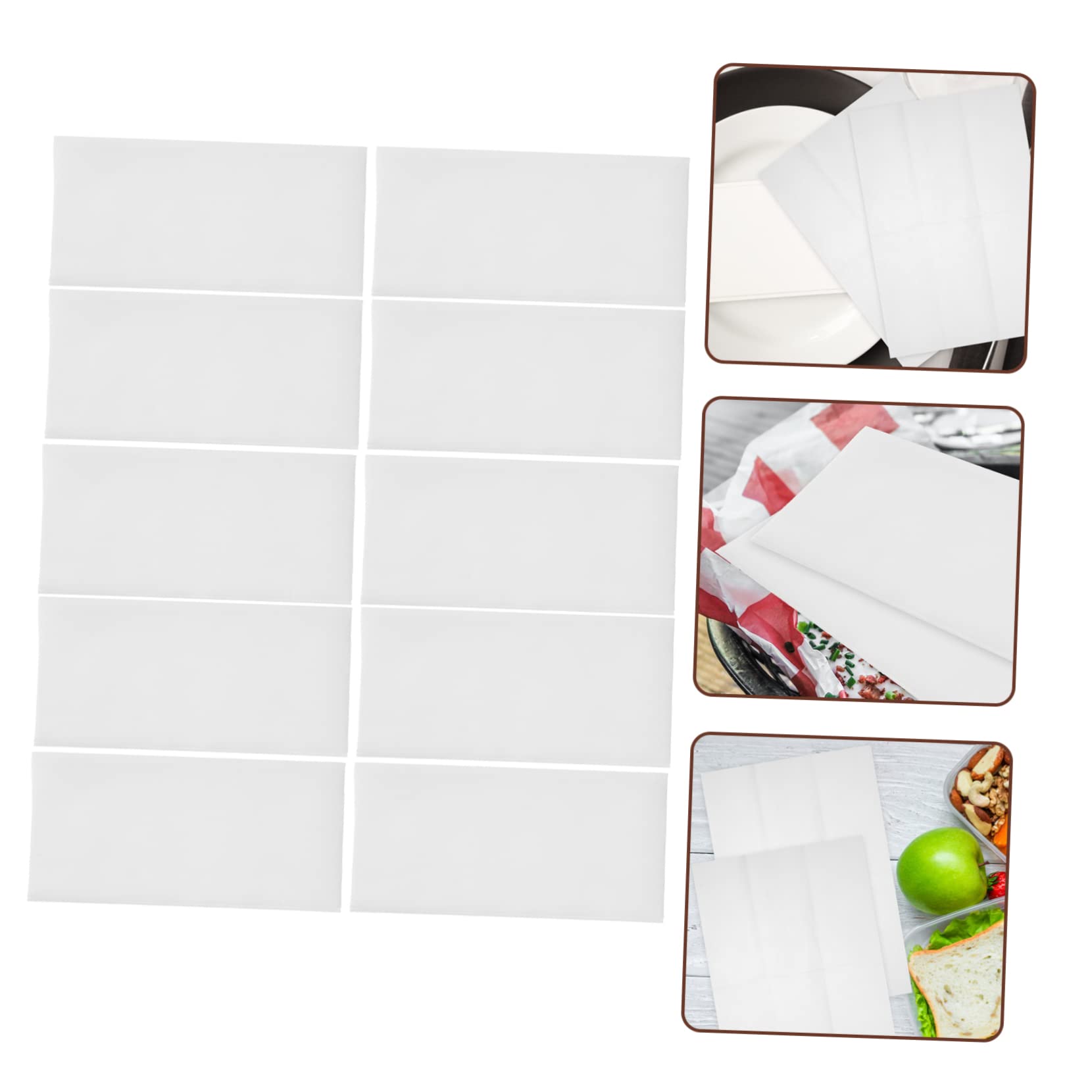 CALLARON 100 Servilletas de Pulpa de Madera Color Blanco para Bodas y Fiestas, Toallas de Mano Desechables Diseño Clásico