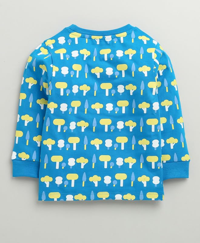 Image of BUMZEE Boys Cotton Full Sleeves T-Shirt & Pyjama Set (Peb10384391)