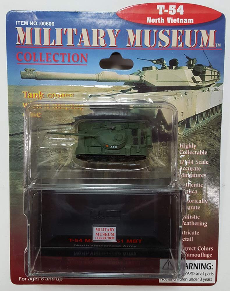 Pegasus Hobby T54 Mod 1951 N. Vietnamese Tank (Assembled) -- Pre-Built Plastic Model -- 1/144 Scale -- #606