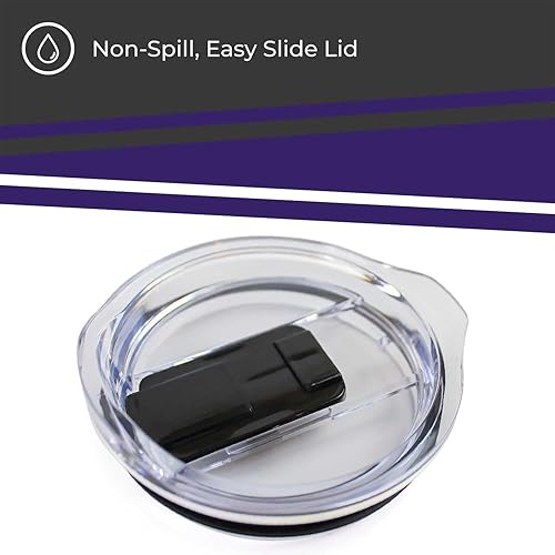 Miniatura 166 de Campus Colors Vaso de acero inoxidable de la NCAA perfecto para el día del partido, 18 onzas, doble pared, mantiene las bebidas perfectamente Azul