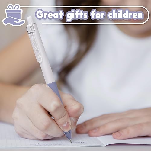 Miniatura 2 de AZGO Bolígrafos retráctiles de tinta negra de 0.028 in, bolígrafo de escritura de oficina fina para diario (18 + 2 unidades)