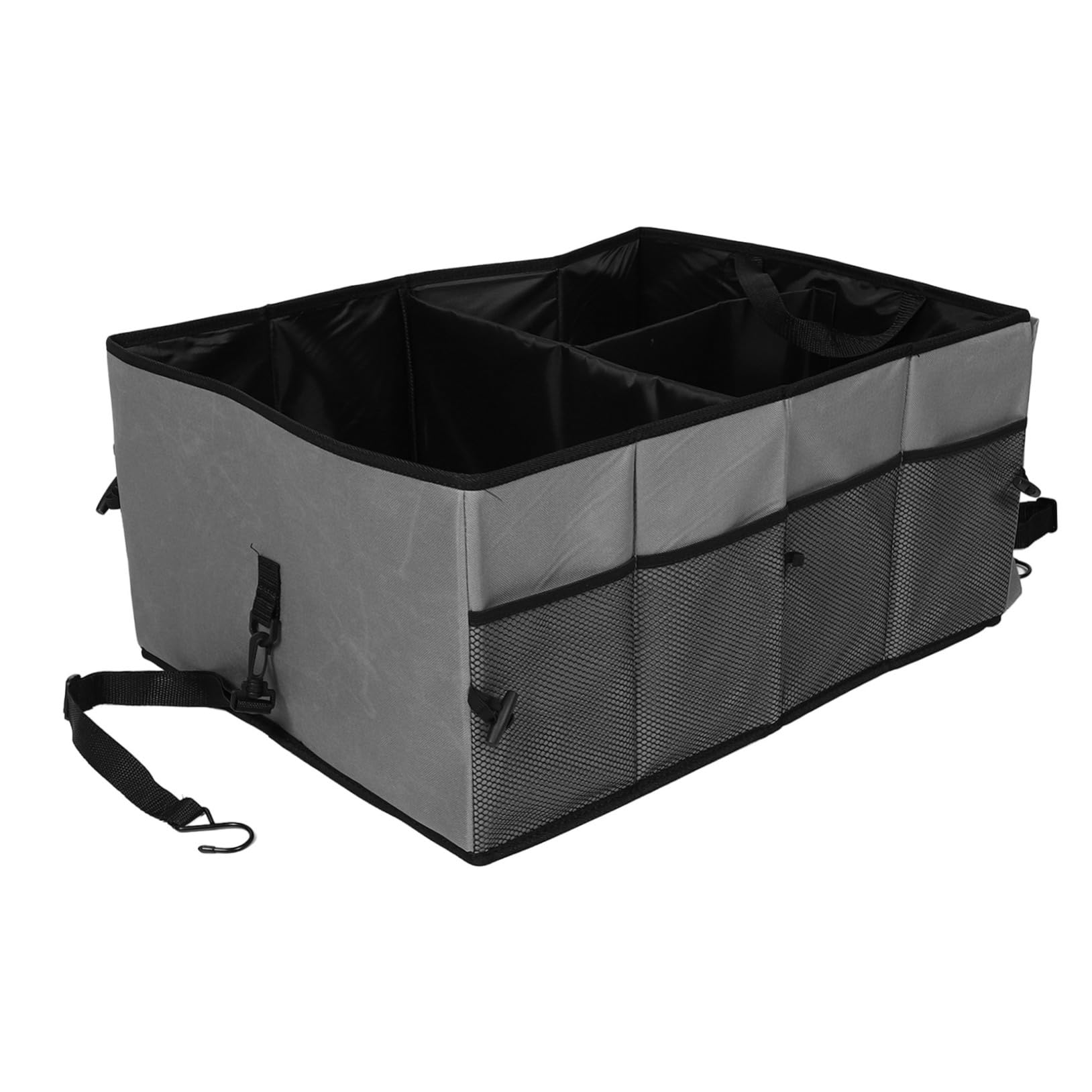 UKCOCO Organizer Per Bagagliaio Auto Pieghevole Organizer Multiscomparto Per Suv Realizzato in Poliestere Resistente e Facile Da Pulire Per Spesa o Attrezzatura Sportiva