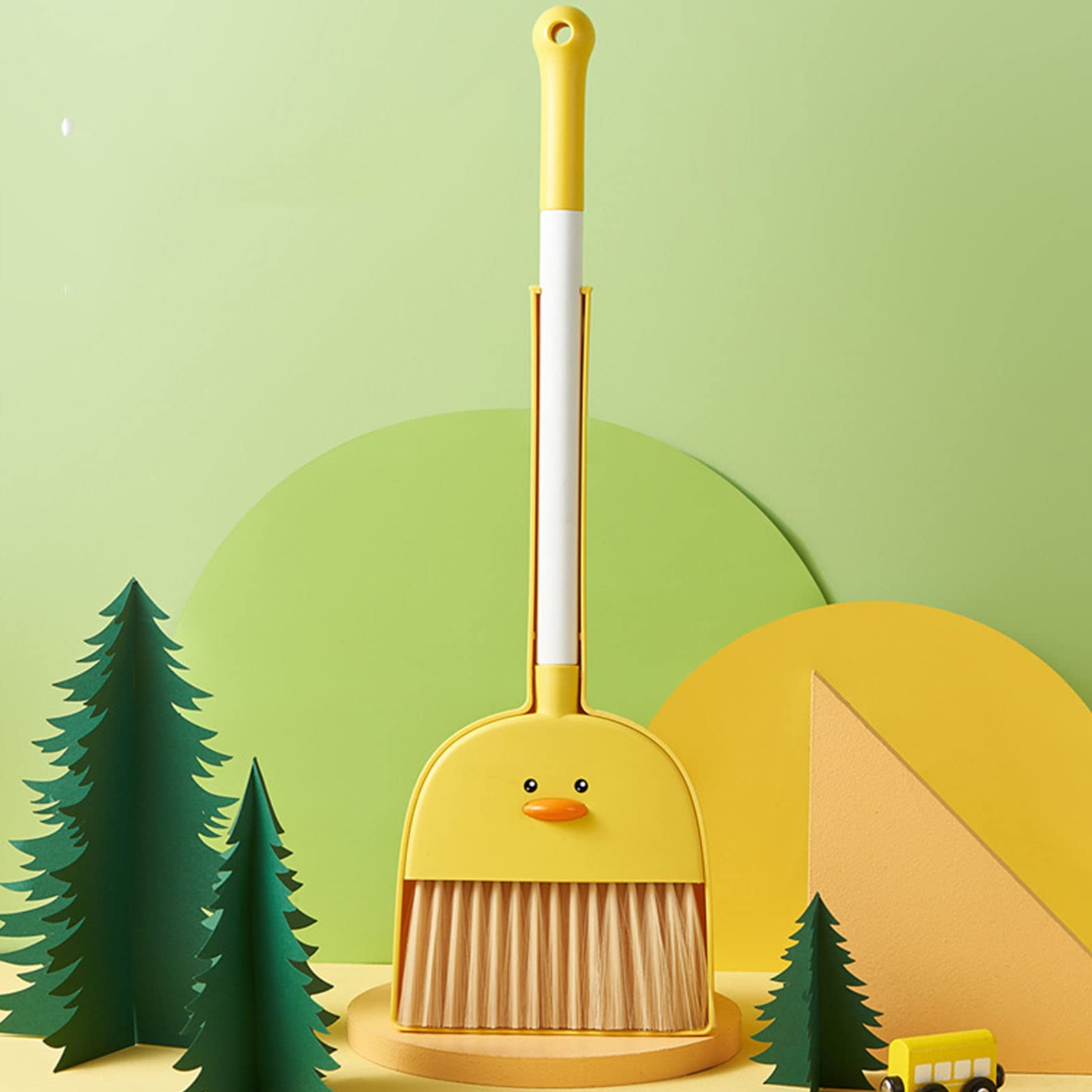 Kit de Mini Escoba y Recogedor para Niños, Herramienta de Limpieza para Actividades de Barrido del bebé