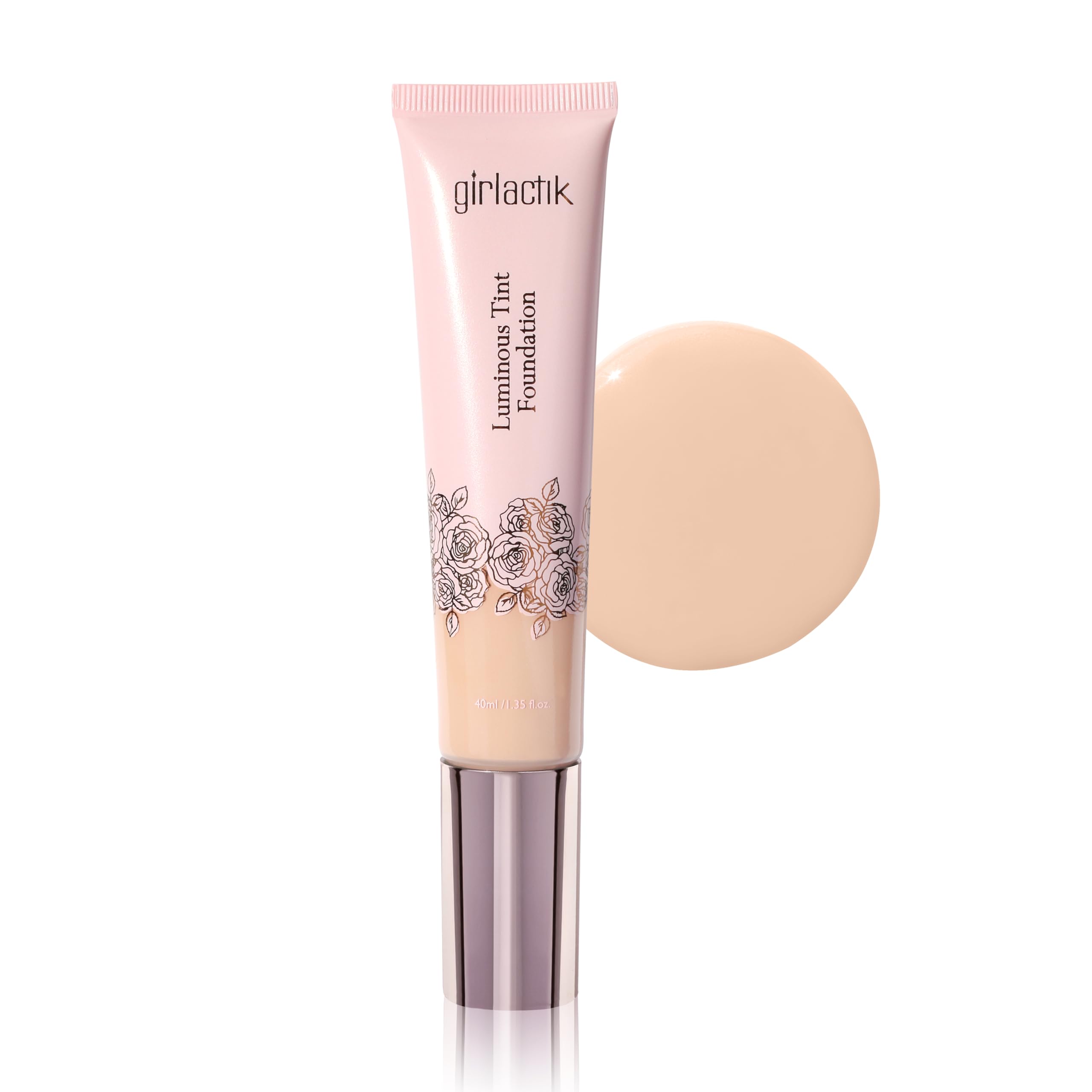 Amazon.com : Girlactik Luminous Tint Foundation – Hydrating 2-in-1