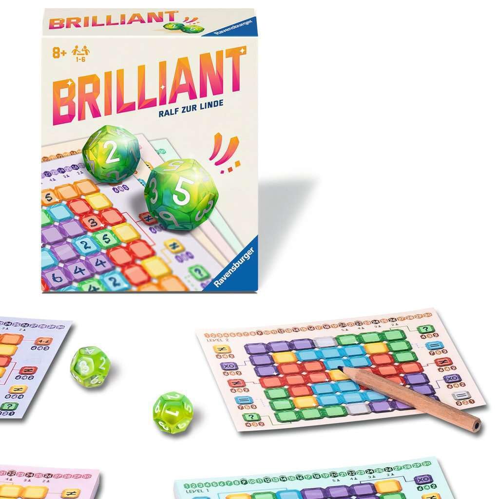 Ravensburger Brilliant Board Game & Board Game from 8 Years, Blue and White, 1.81 x 4.49 x 5.28 inches (4.6 x 11.4 x 13.4 cm) - Image 4