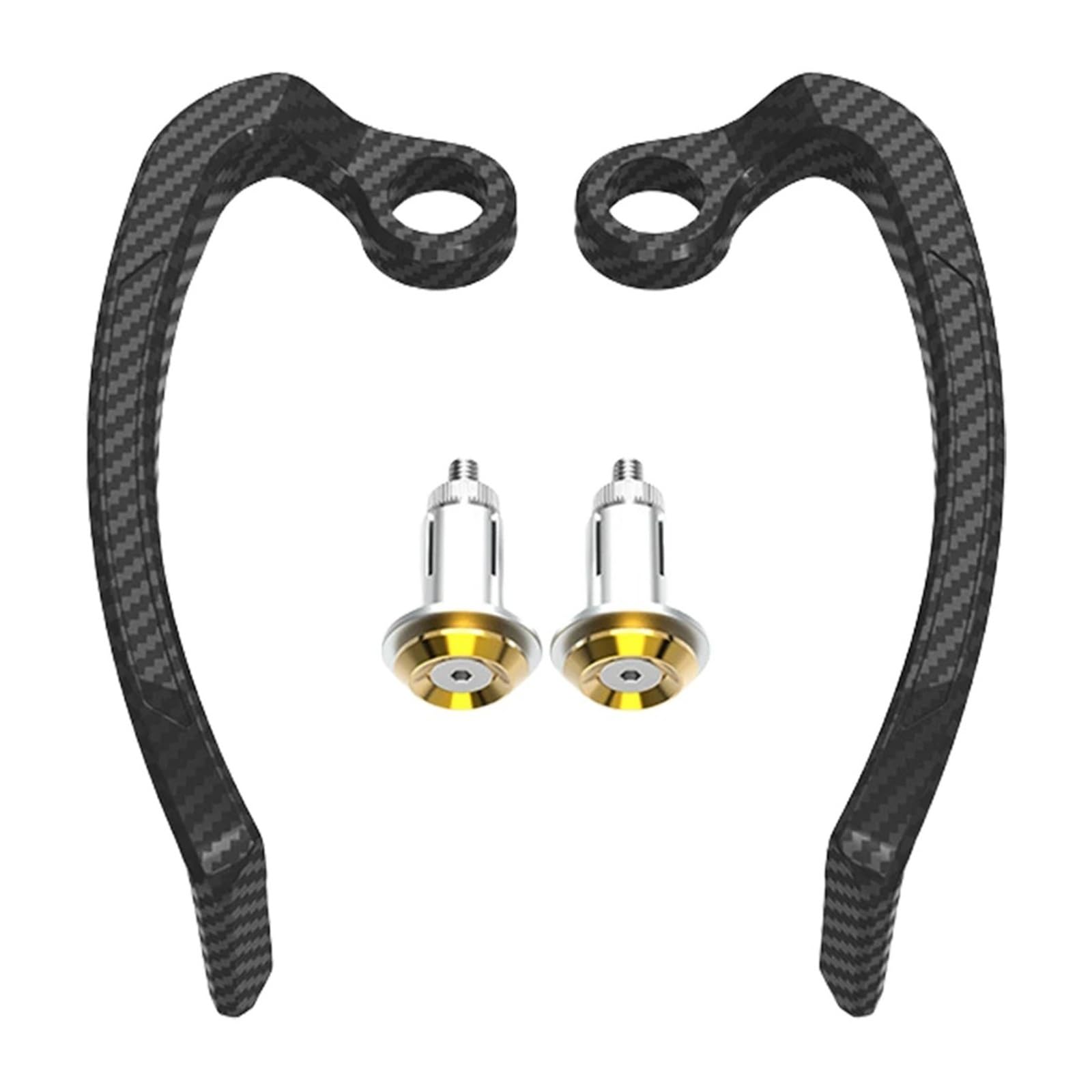 Mreqning Golden Motorcycle Lever Guard Universal Cnc Aluminum Alloy Motorcycle Accessories Handlebar Grips Brake Clutch Levers Guard Modification Protector.