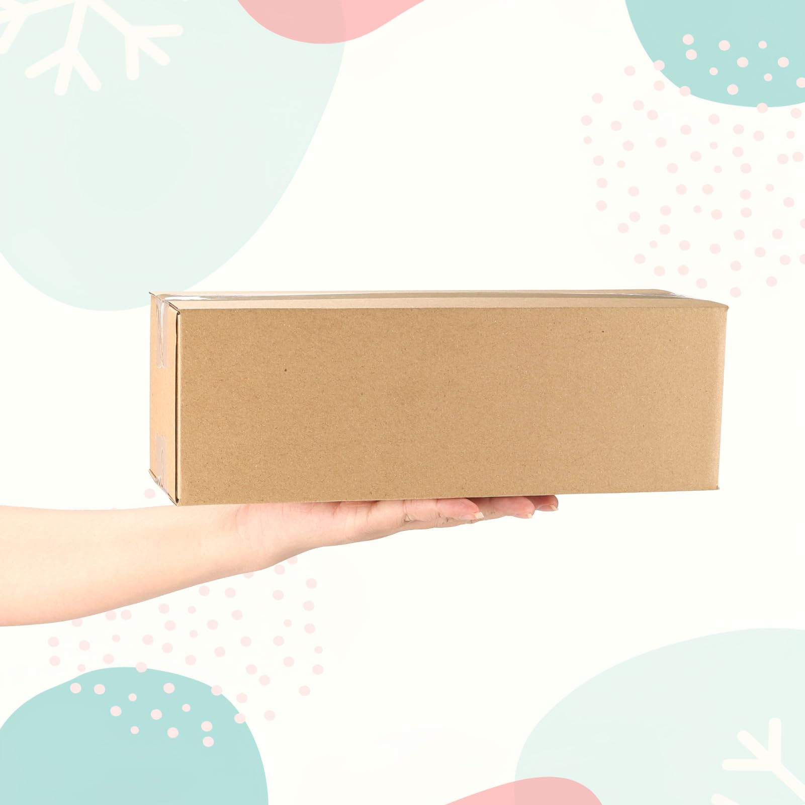 CRUGLA Lot de 40 boîtes d'expédition en carton ondulé pour petites entreprises 30,5 x 10,2 x 10,2 cm