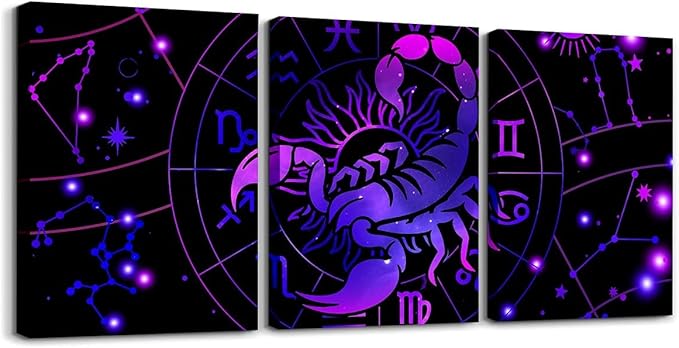 Feelyou Scorpio Canvas Wall Art for Living Room Bedroom 12