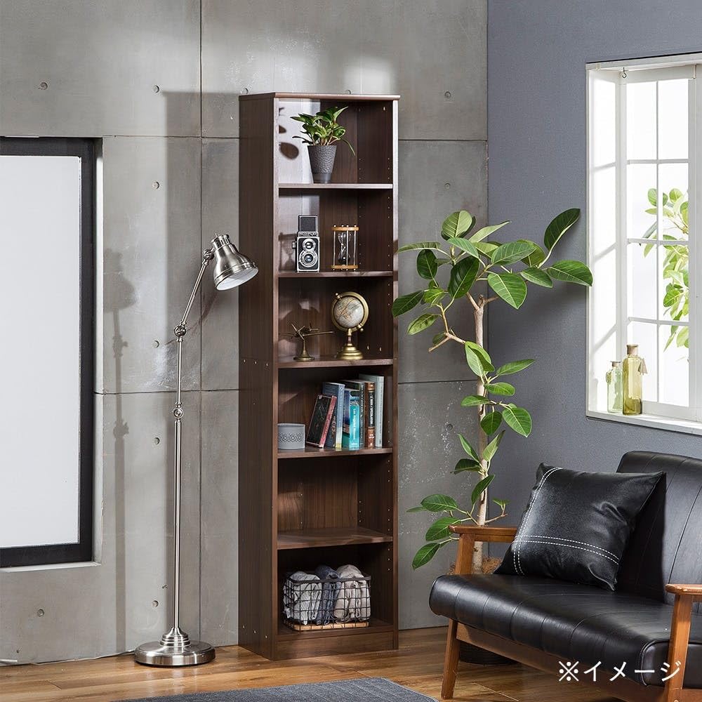 Amazon｜カインズ(CAINZ) 書棚 ブラウン 幅44.7cm 奥行30.5cm 高さ