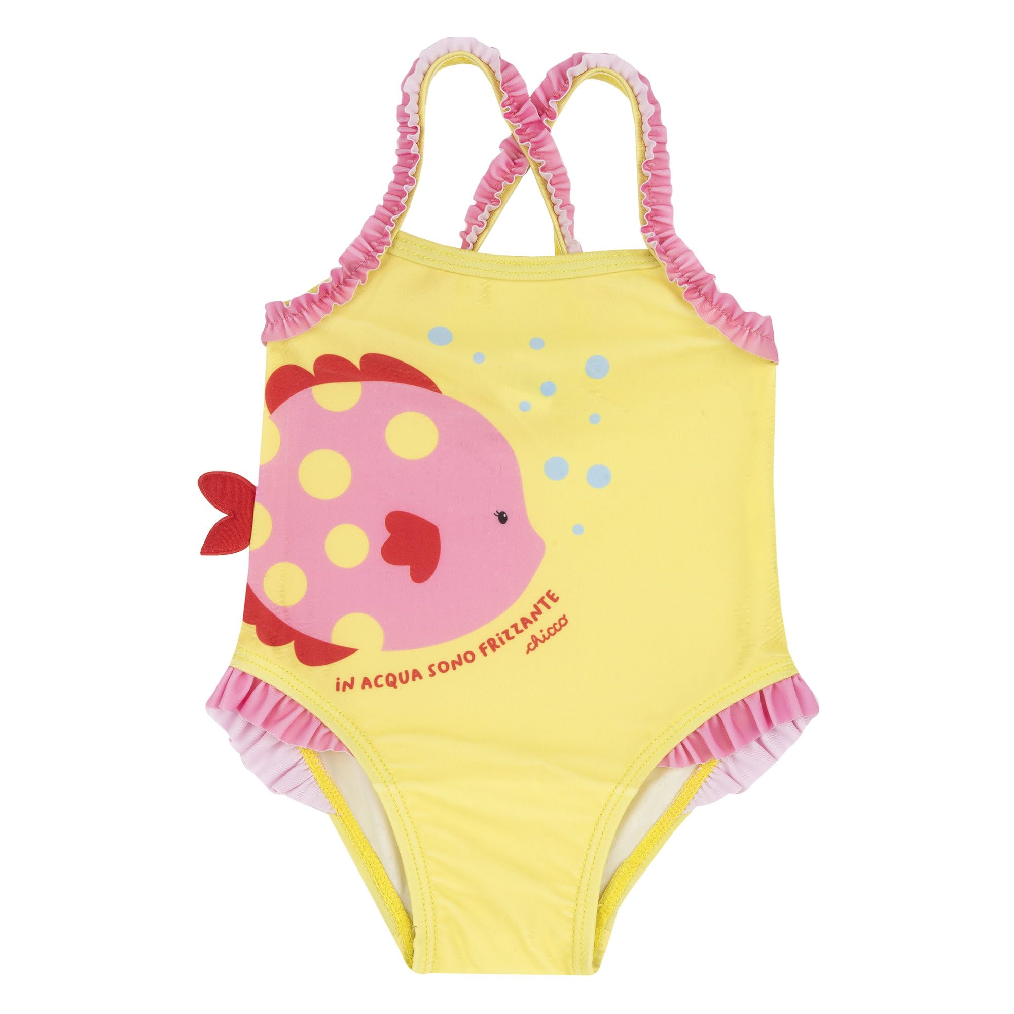 Chicco, Costume Intero Neonata, Ideale per Mare e Piscina, con Morbide Cuciture, Abbigliamento Neonata 0-24 Mesi, Designed in Italy