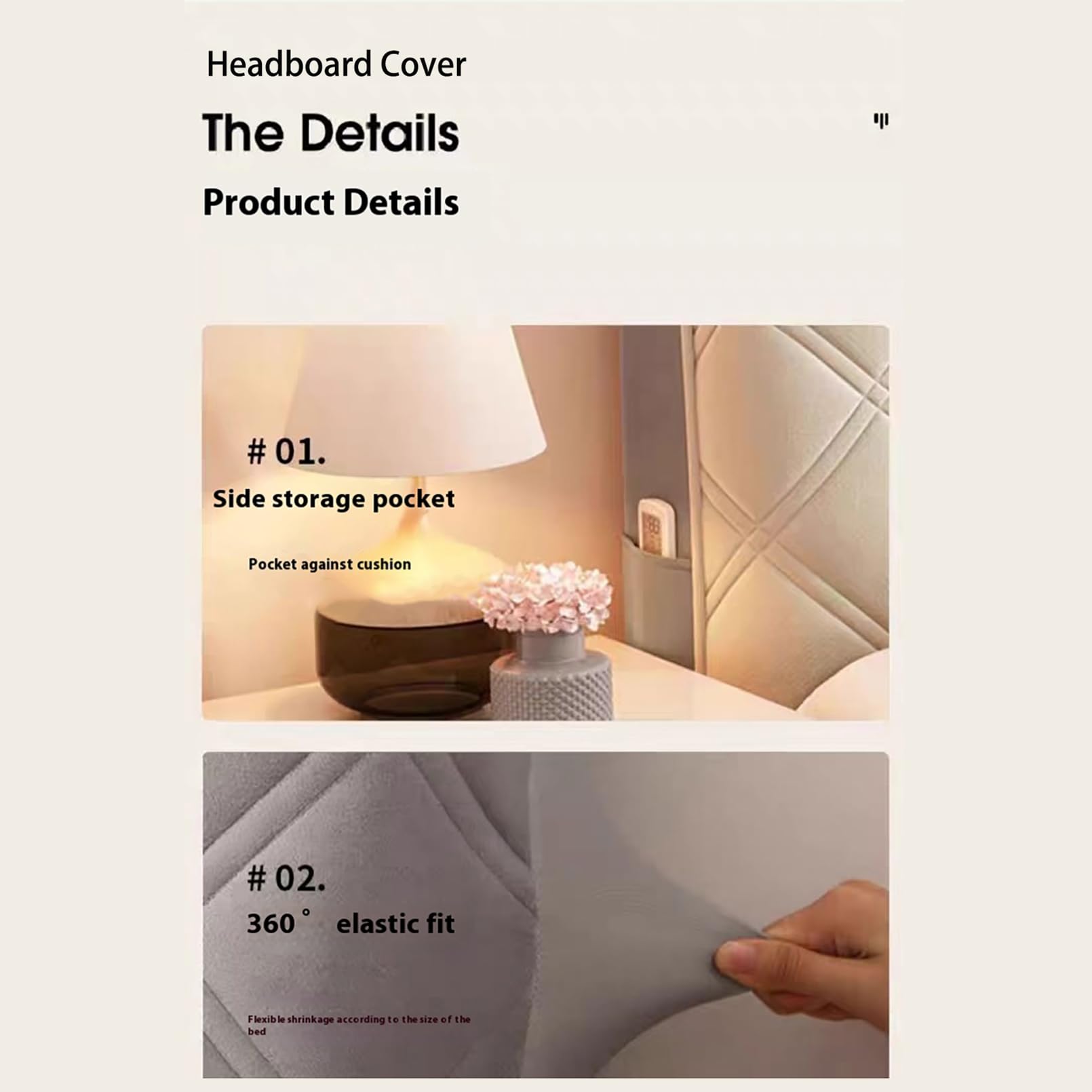 Kopfteilbezug Aus Weichem Velours - Verwandelt Jedes Bett Im Handumdrehen