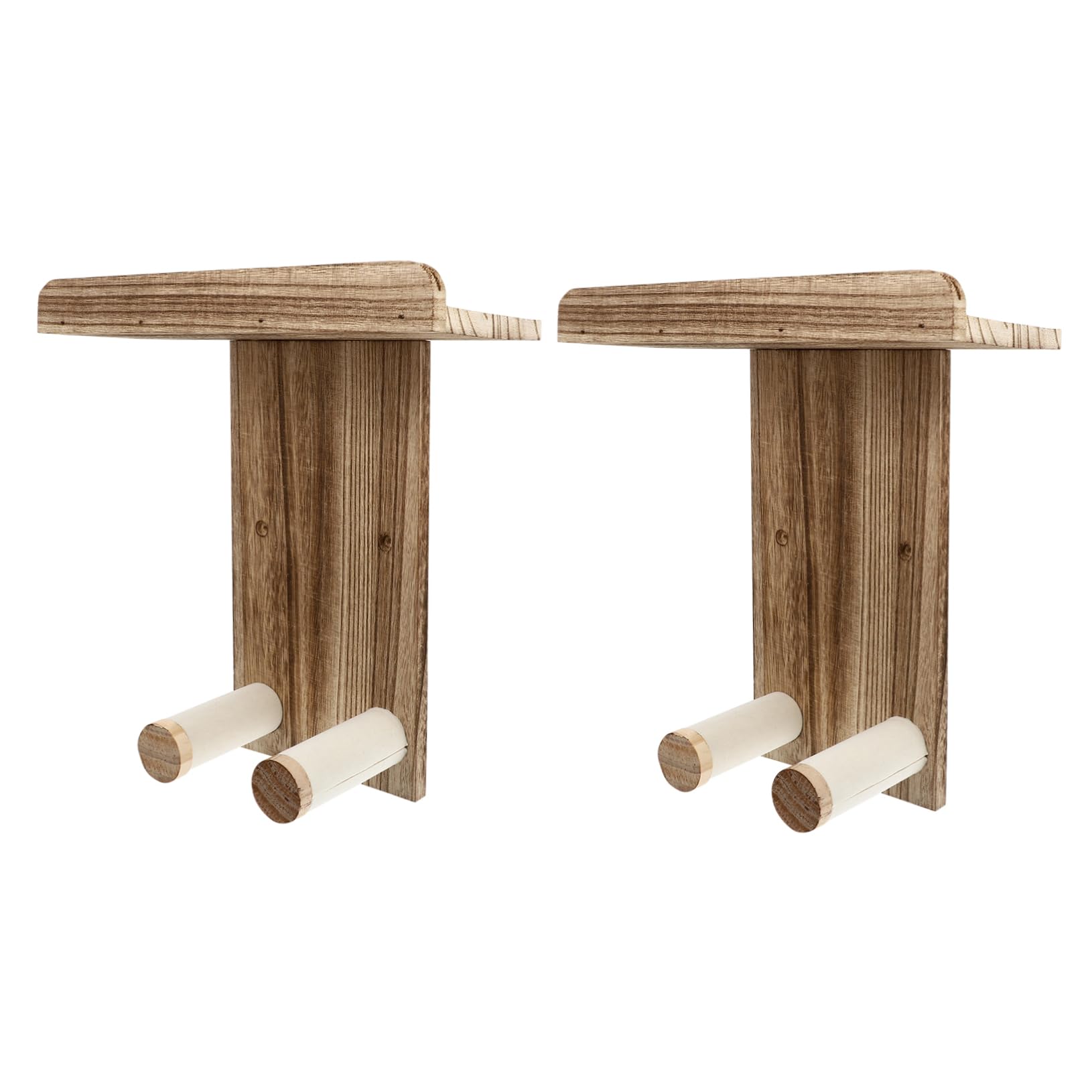 Supporto da Parete per Chitarra in Legno 2 Pezzi, Gancio | Mandolino e Banjo, Salvaspazio per Piccoli Appartamenti, Facile da Installare in Negozio