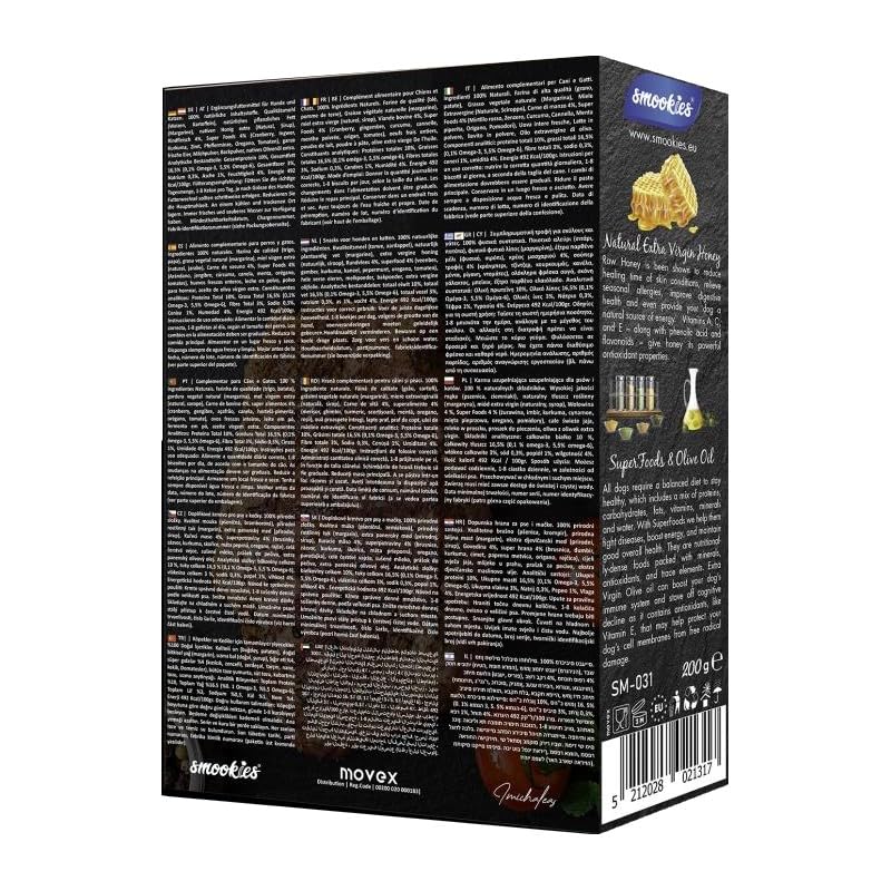 Smookies Banana & Peanut, 200 Gram Snacks für Hunde