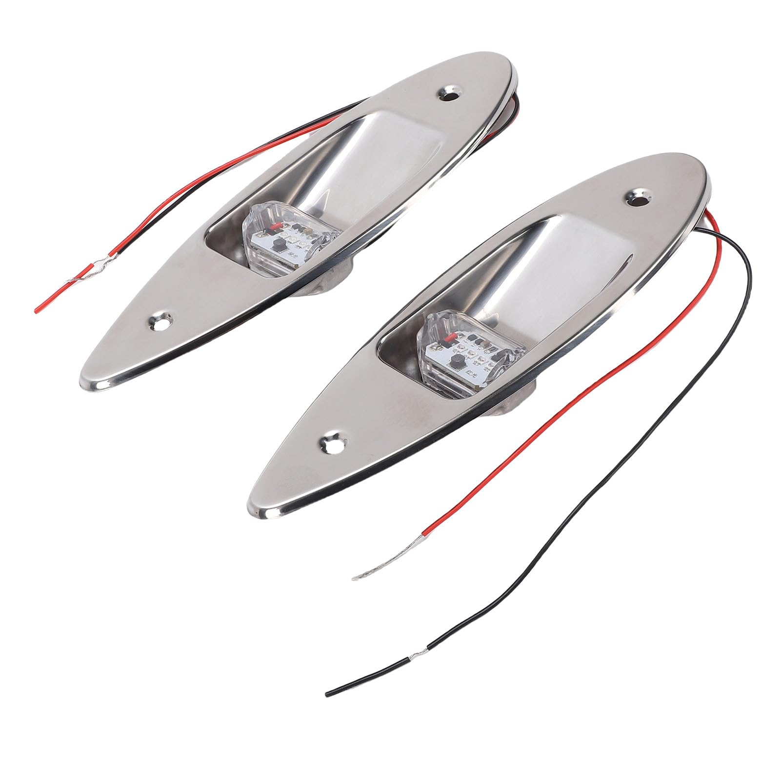 Luce di Navigazione a LED, Luce di Prua Marina in Acciaio Inossidabile, da Incasso IP67 con Struttura Durevole, Ideale per Barche Sotto i 20 Metri