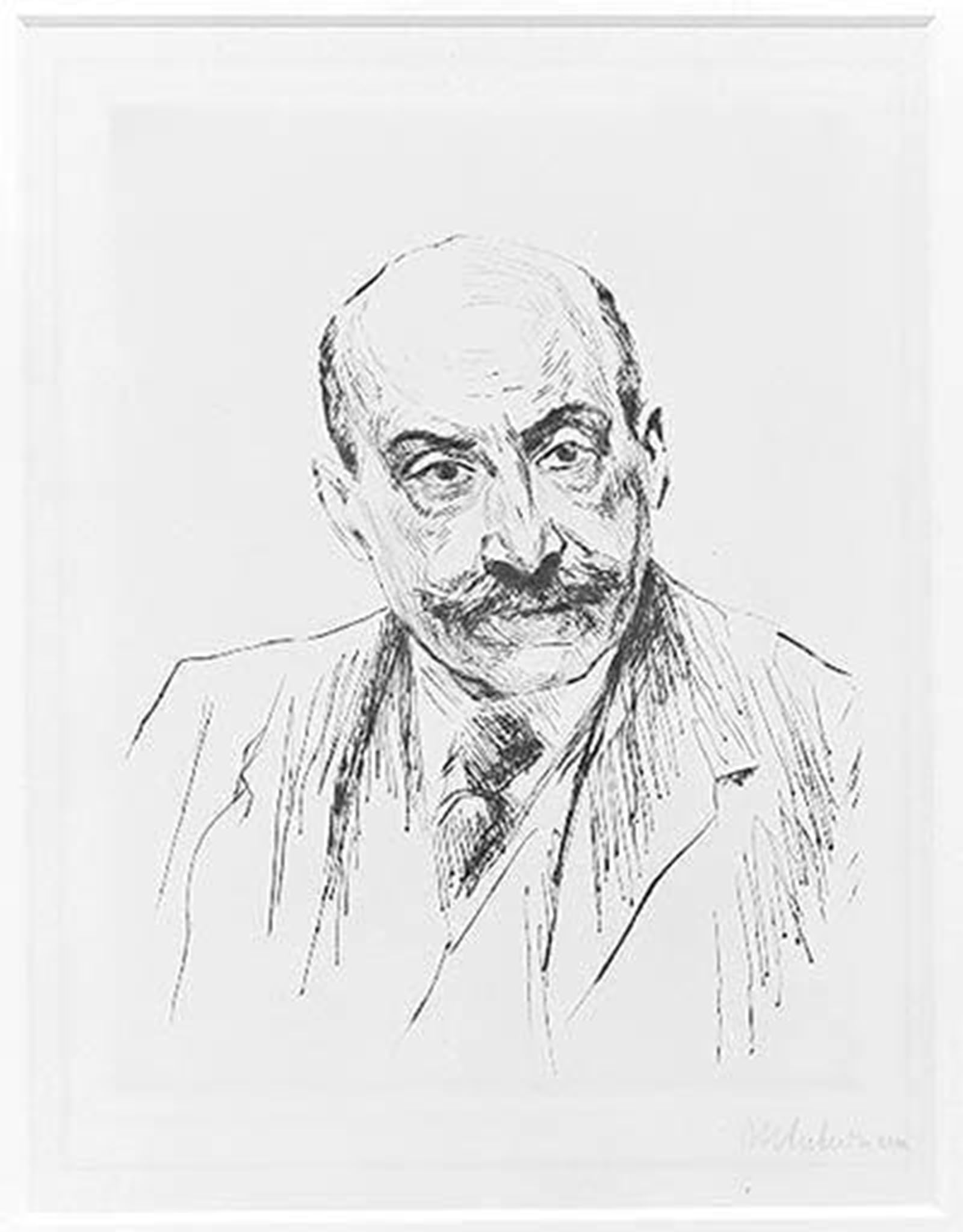 POSTERIIk Famous Animal Posters Vintage Picture self-portrait by Max Liebermann Modern Wall Decor for Home Decor 60x90cm