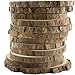 Bignc 12Pcs 4-5-Inch Unfinished Natural Thick Wood Slices Circles with Tree Bark Log Discs for DIY Craft Christmas Rustic Wedding Ornaments