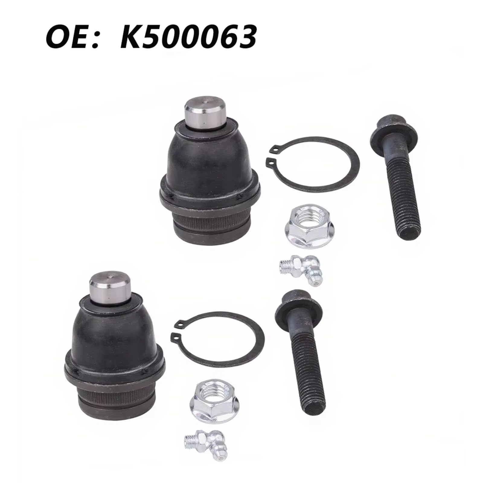 Rotule triangle Rotule Inférieure Avant Compatible Avec Dodge Pour Caliber 2007 – 2012 K500063 Bras De Commande Suspension Automobile