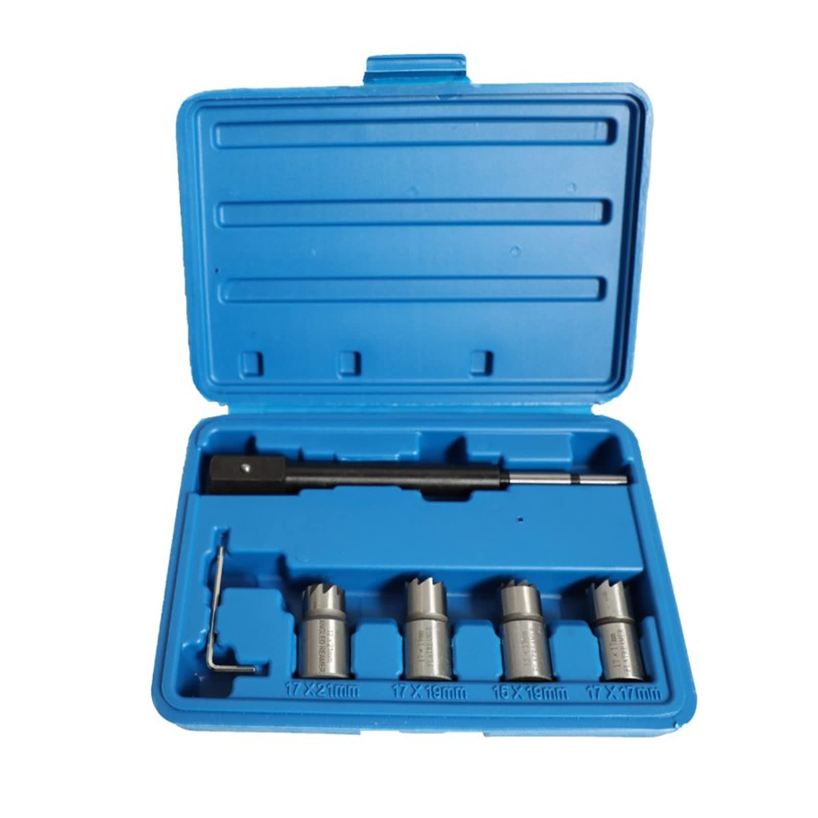 Injecteur d'huile Kit D'outils De Suppression De Dissolvant De Coupeur De Siège D'injecteur De 5PC L'outil De Nettoyage De Coupeur De Pour Peugeot De arburant Buses