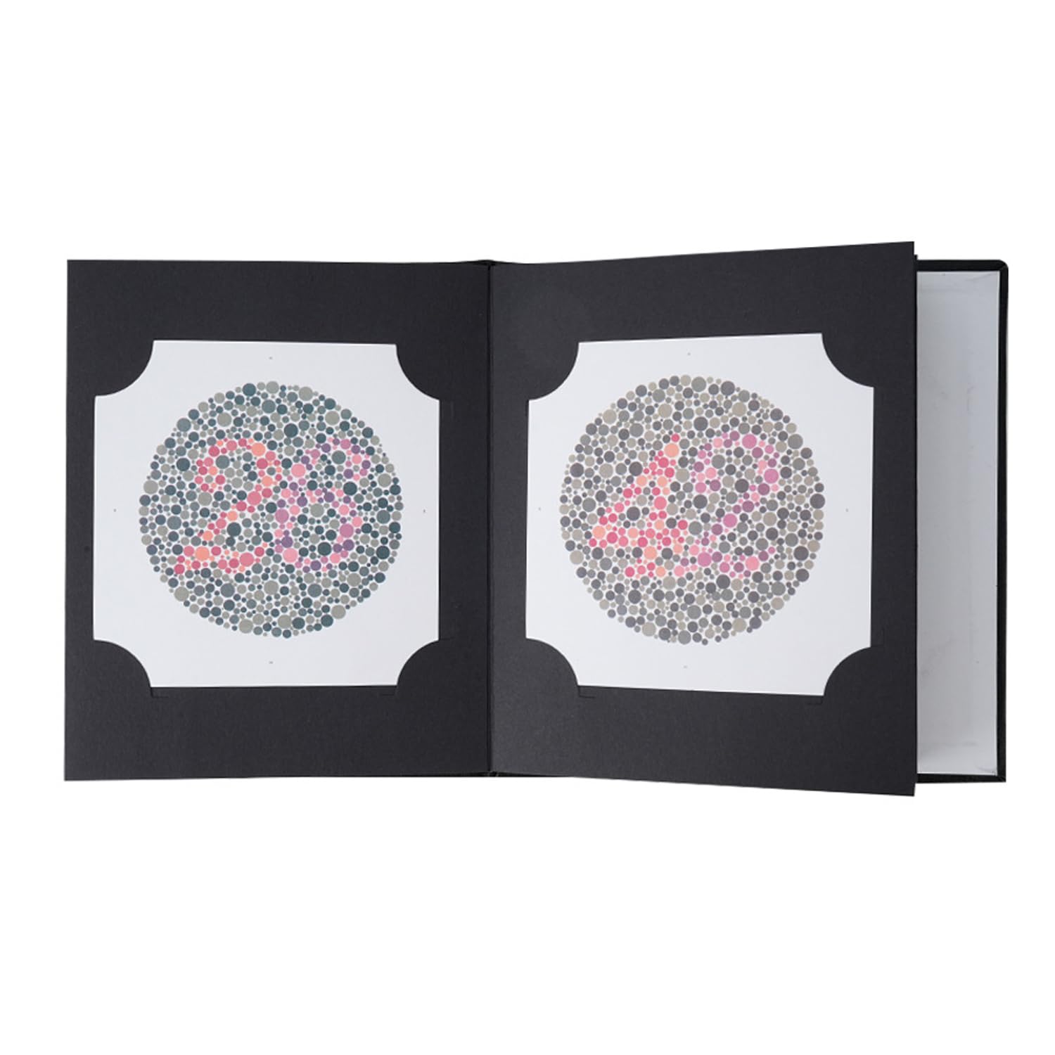 Libros con Tablas de Pruebas de Ishihara, Tabla de Pruebas de daltonismo, con 38 láminas, números Ocultos y diseño por categorías, para oftalmología, ópticas y clínicas.